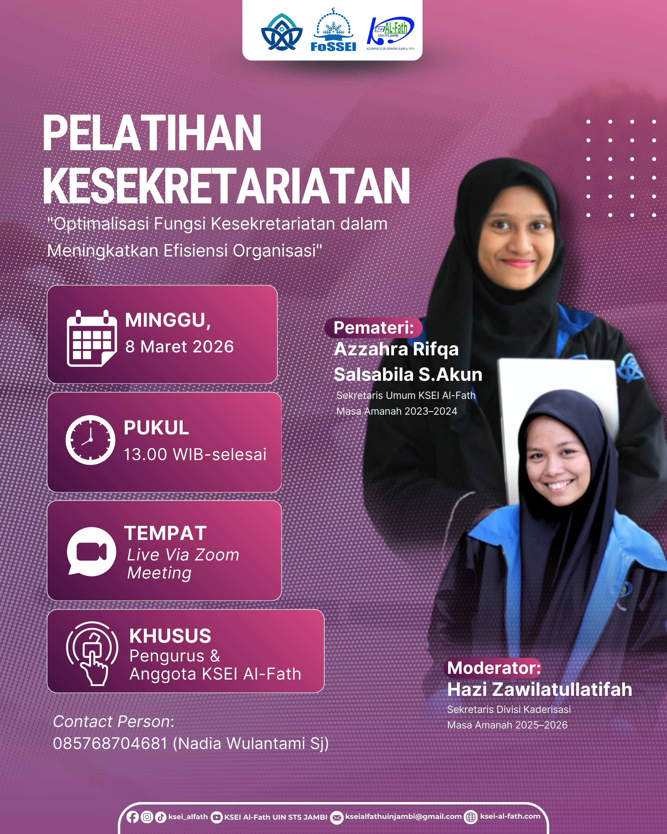 Pelatihan Kesekretariatan 