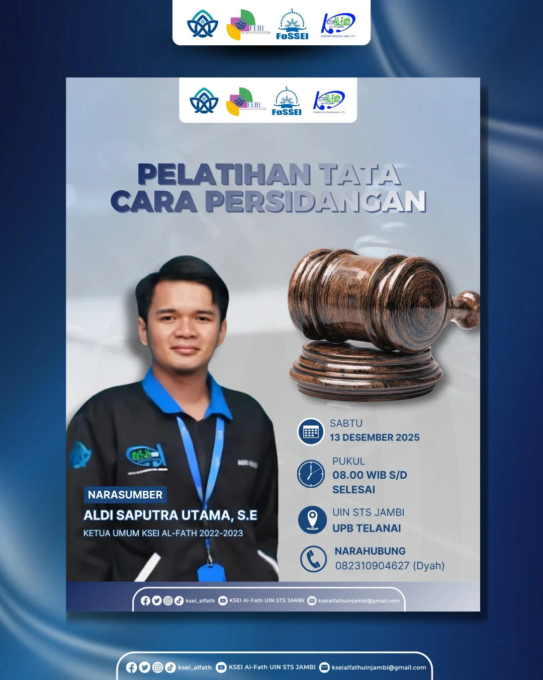 PELATIHAN TATA CARA PERSIDANGAN