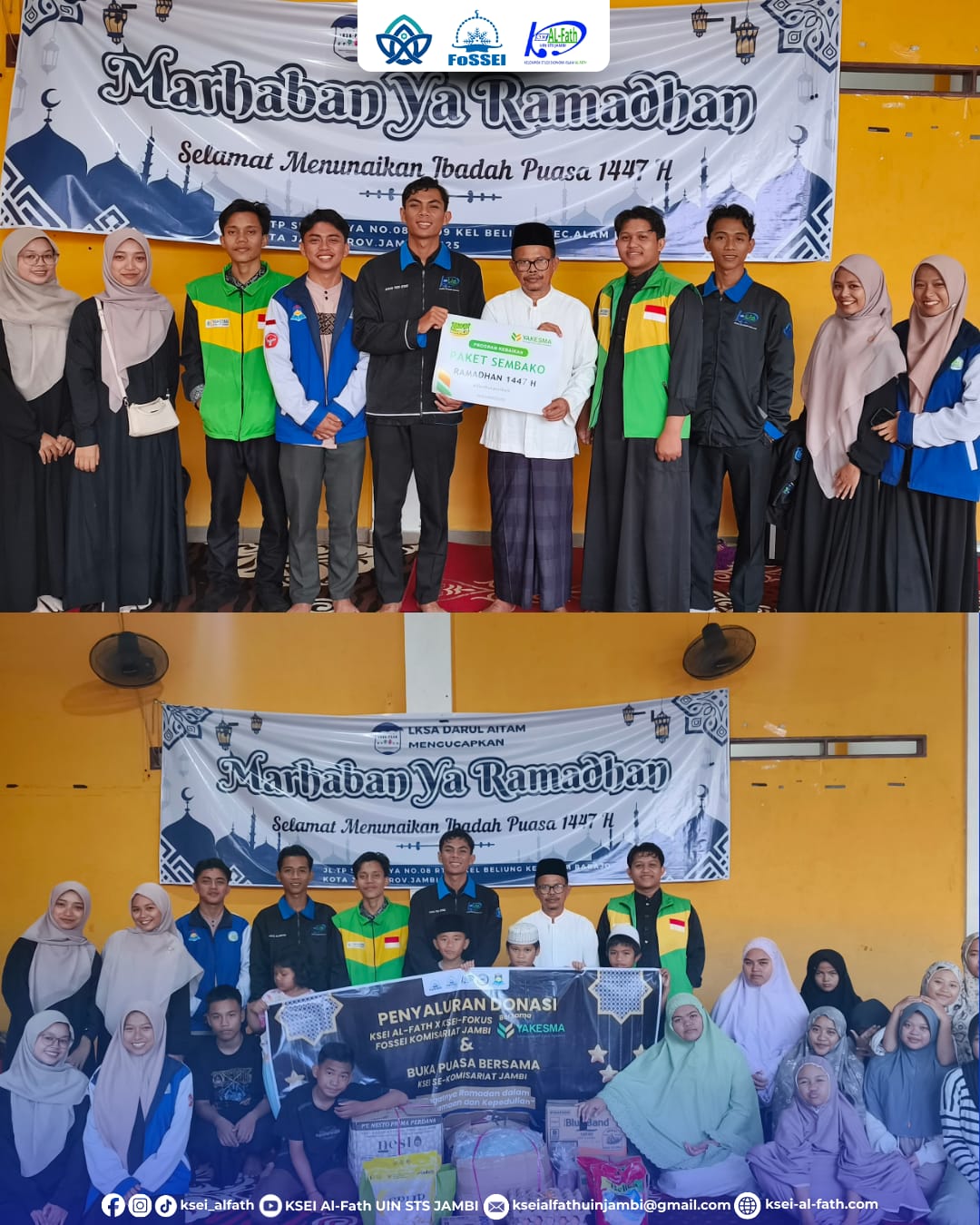 Penyaluran Donasi dan Buka Puasa Bersama 
