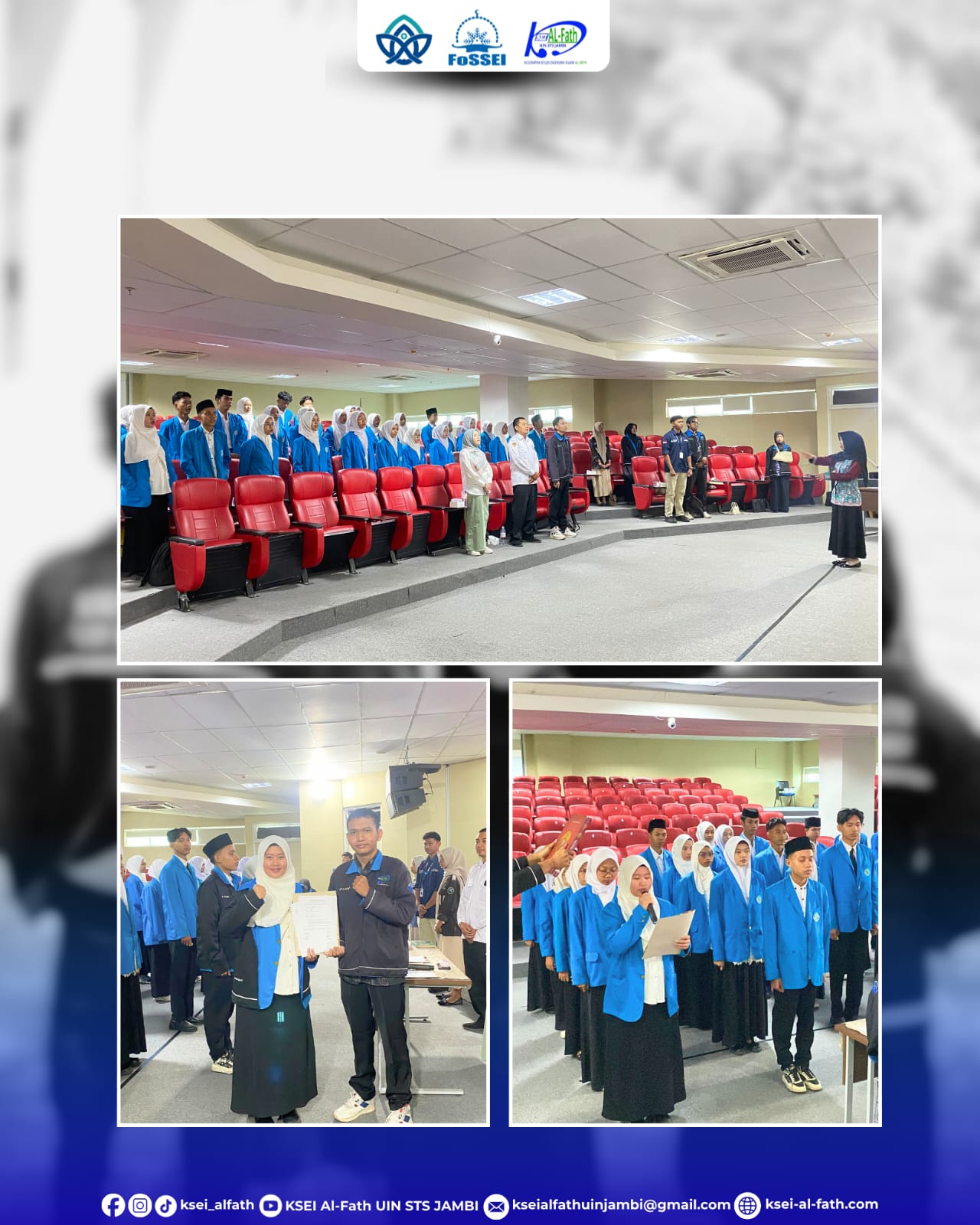 Pelantikan dan Pelatihan pengurus KSEI Al-Fath periode 2025-2026