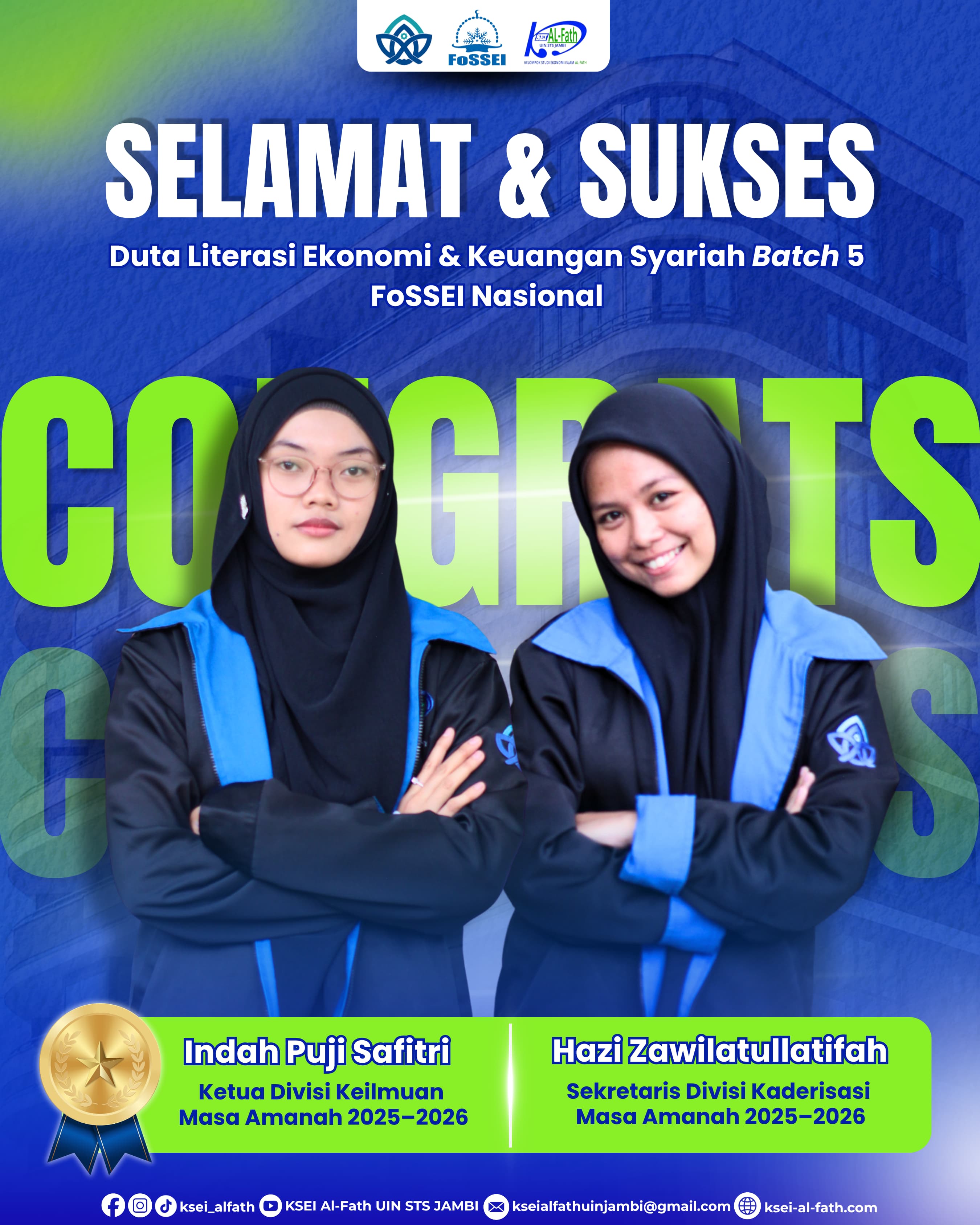 Duta Literasi Ekonomi dan Keuangan Syariah Batch 5 FoSSEI Nasional